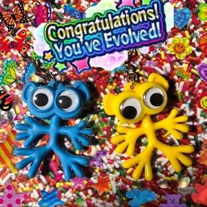 funky alien/monster earrings!